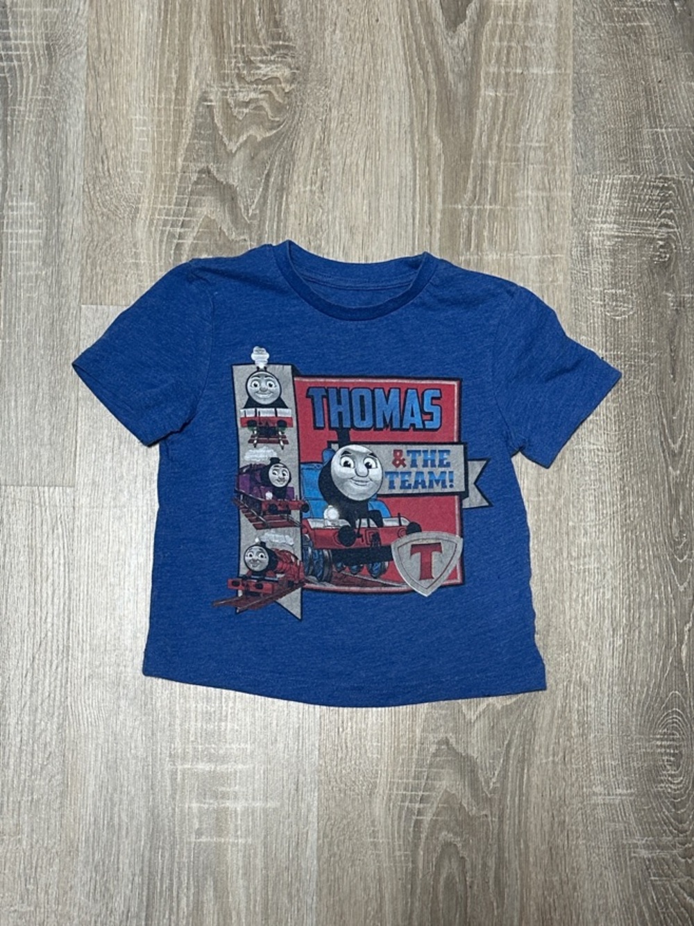 Thomas & Friends Royal Blue Short Sleeve Tee with Engine Graphic